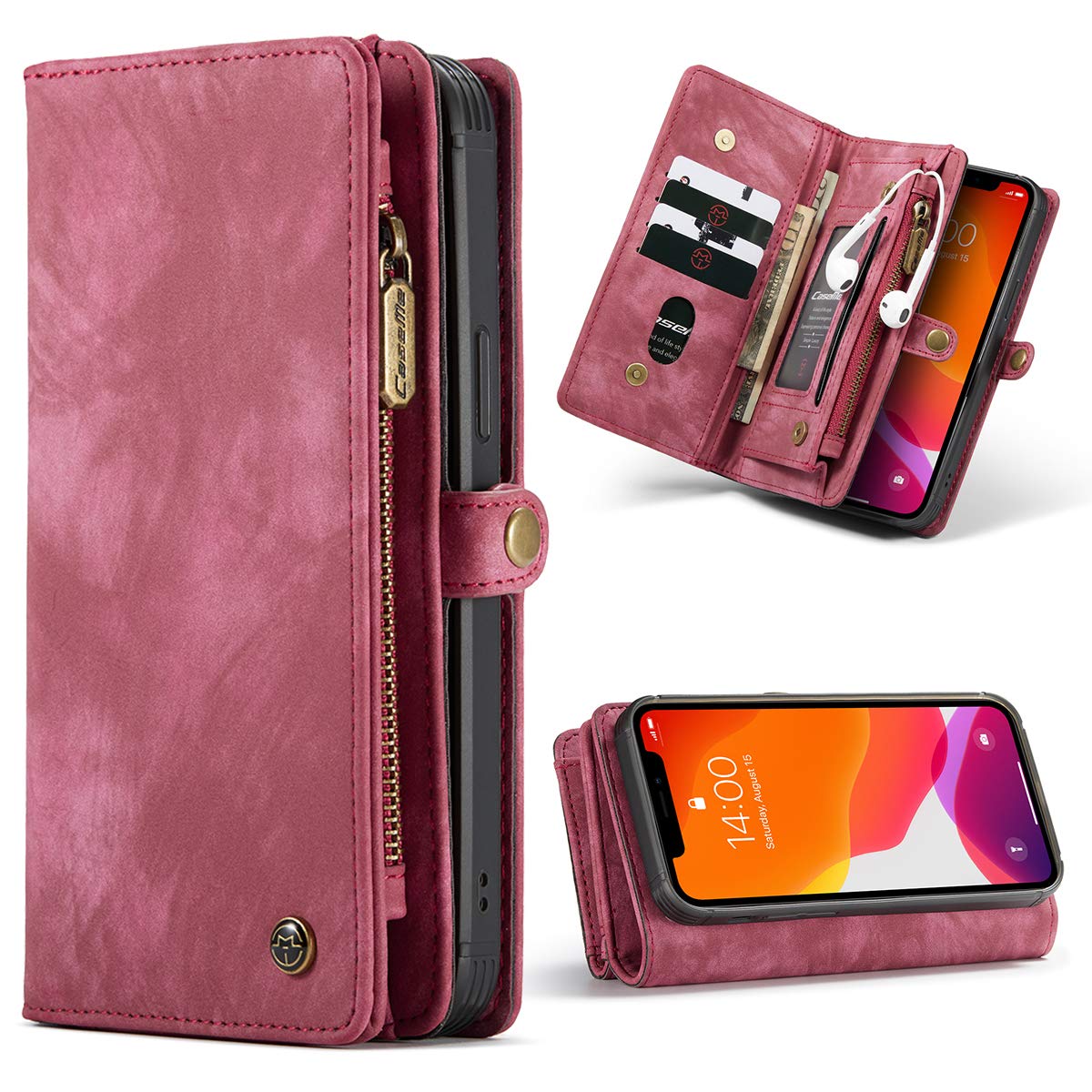 Magnetic Detachable Wallet Case for iPhone 12/12 Pro 5G (6.1
