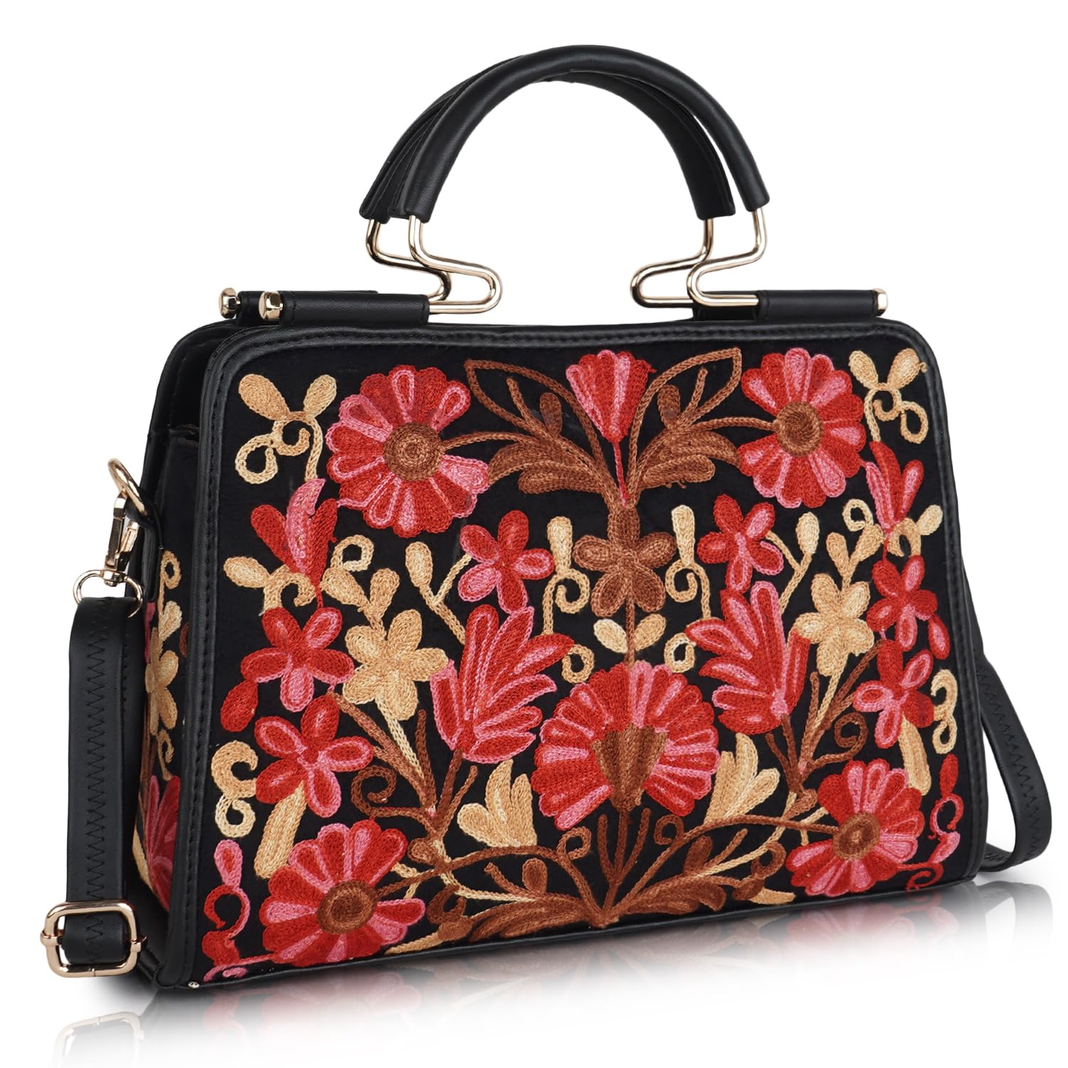 EVEDA Stylish Synthetic Leather Shoulder Crossbody Hobo Handbag for Women - Perfect for Work, Travel, and Everyday Use
