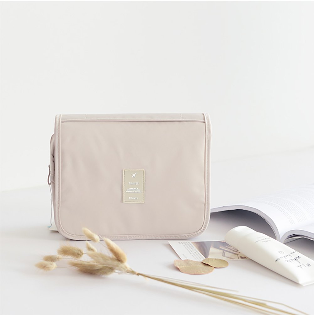 Mossio Hanging Toiletry Bag for Travel - Large Waterproof Cosmetic Makeup Organizer with Sturdy Hook for Men & Women | Perfect for Airplane, Gym, Camping & Business Trips