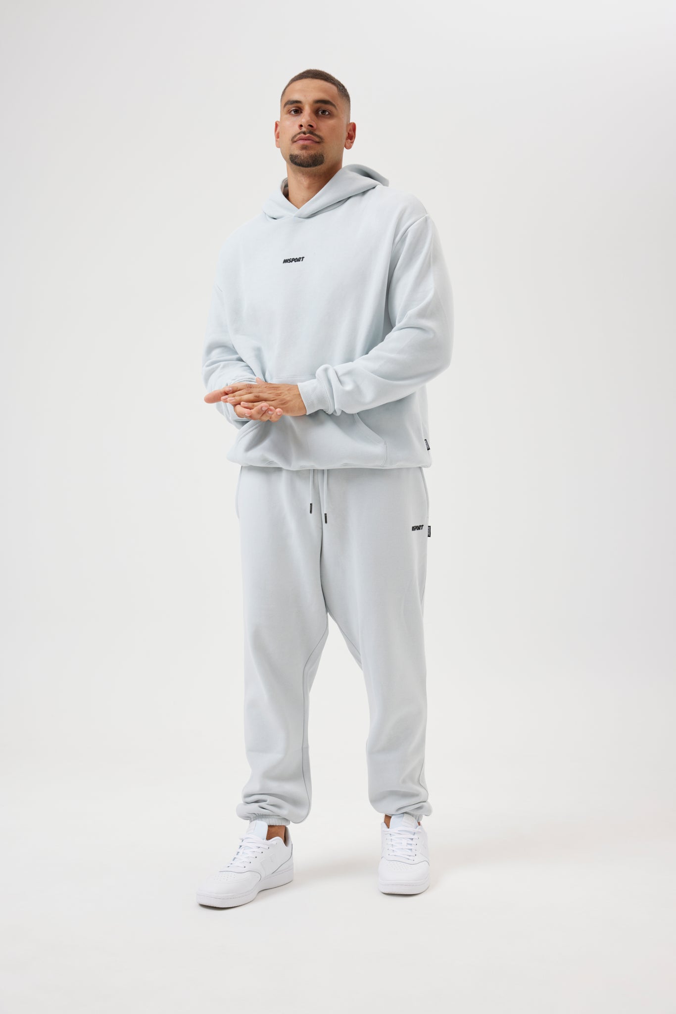 INSPORT Unisex Frankie Cloud Blue Hoodie - Soft & Comfortable Pullover Sweatshirt for Men & Women - Perfect for Casual Wear, Gym, and Outdoor Activities