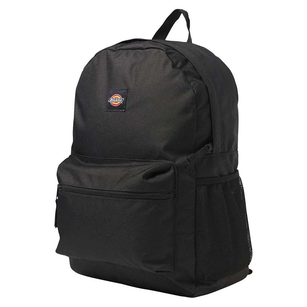 Dickies Basic Backpack for School & Work - Durable Black Laptop Backpack with Multiple Pockets for Men & Women | Perfect for College, Travel & Everyday Use