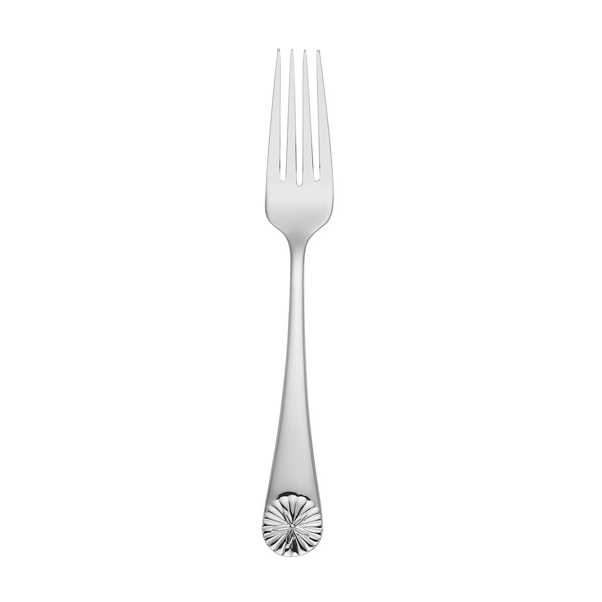 Premium Stainless Steel Sea Shell Salad Forks - Set of 4 Elegant Seafood Forks for Oysters, Clams & Appetizers - Perfect for Beach Parties, Seafood Dinners & Coastal Dining