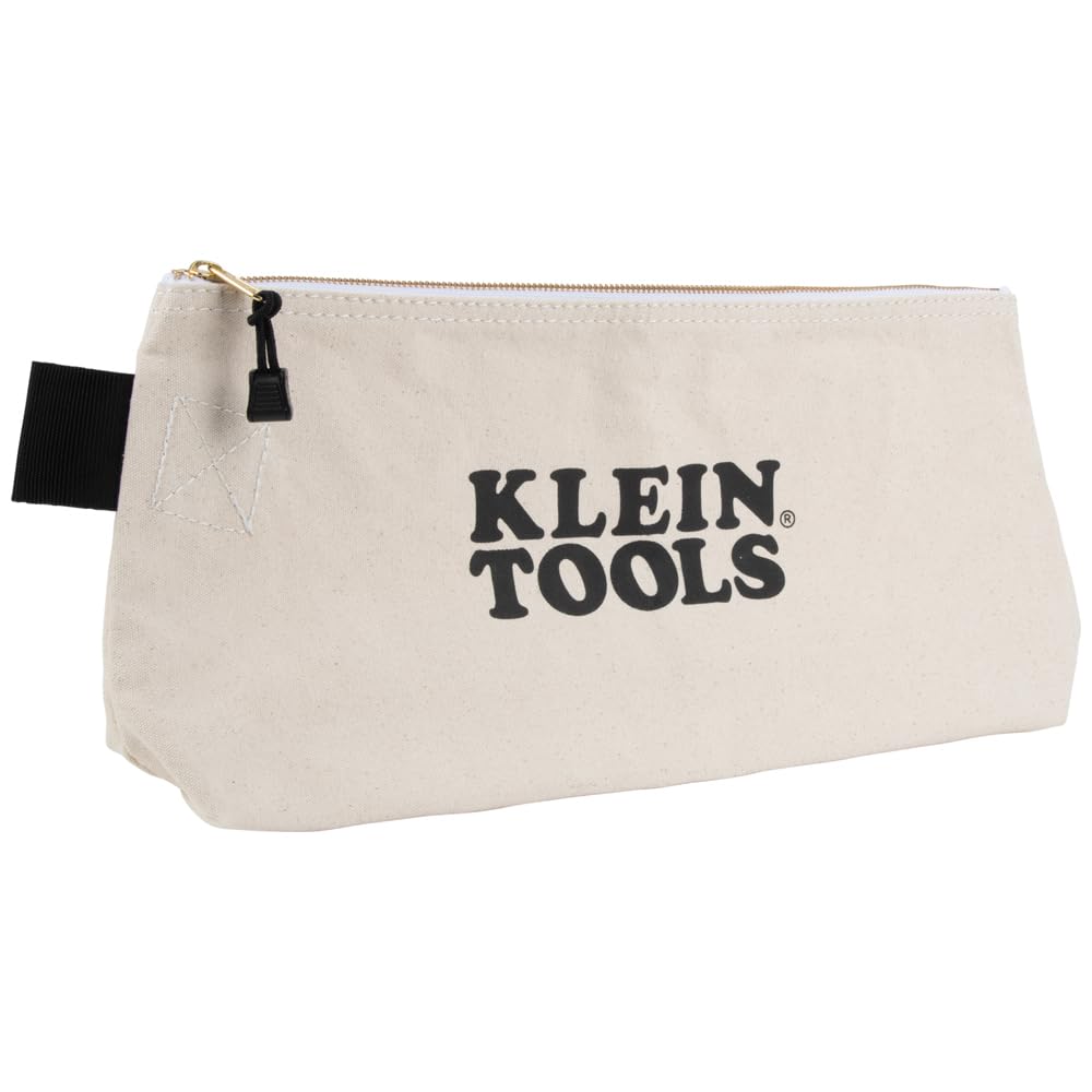 Klein Tools Heavy Duty Zipper Bag - Extra Long Multipurpose Tool & Craft Organizer for Work & DIY
