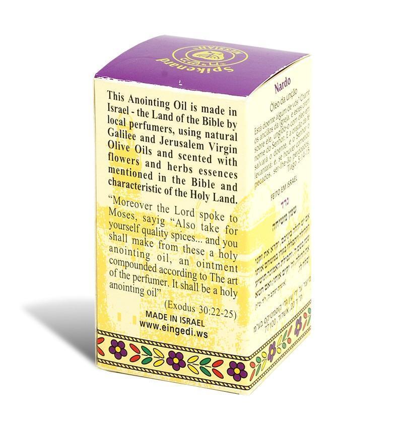 Authentic Ein Gedi Spikenard Anointing Oil 10ml - Holy Blessing from Jerusalem for Prayer, Worship & Spiritual Healing