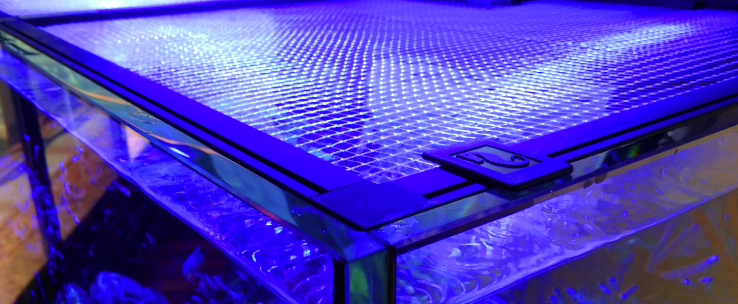 Red Sea DIY Aquarium Net Cover - Fish Tank Mesh Lid for 24, 36, 48 Inch Tanks - Prevent Fish Jumping & Debris - Perfect for Saltwater & Freshwater Aquariums