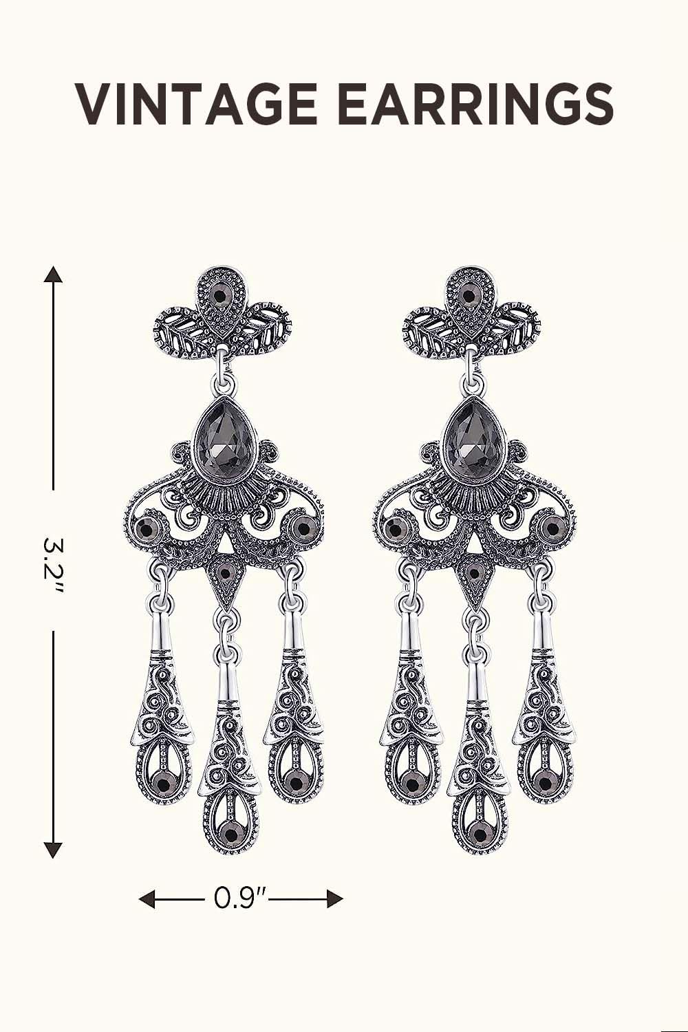 1920s Flapper Accessories Set - Gatsby Costume Headband, Pearl Necklace & Gloves for Women | Roaring 20s Themed Party, Halloween Costume, Vintage Fashion Outfit