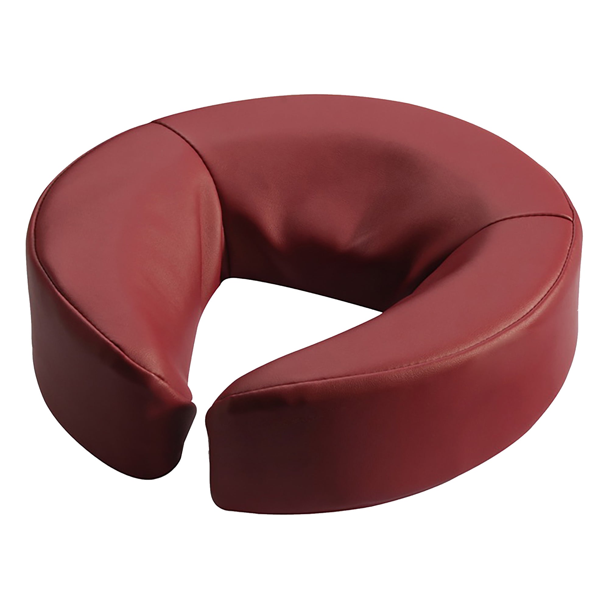 Universal Face Cushion Pillow for Massage Table - Soft & Comfortable Burgundy Memory Foam Support - Perfect for Spa, Chiropractic, and Facial Treatments