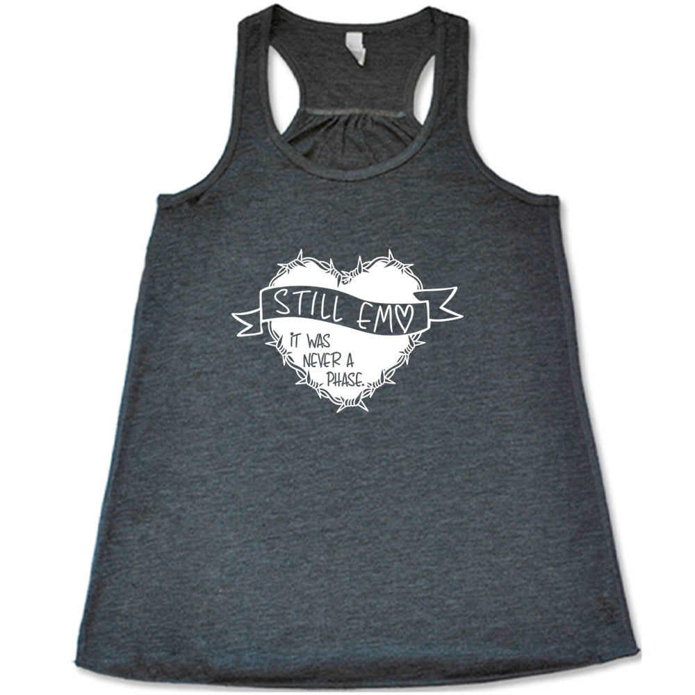 Still Emo It Was Never A Phase T-Shirt - Vintage Emo Band Tee for Men & Women - Perfect for Concerts, Festivals & Alternative Fashion