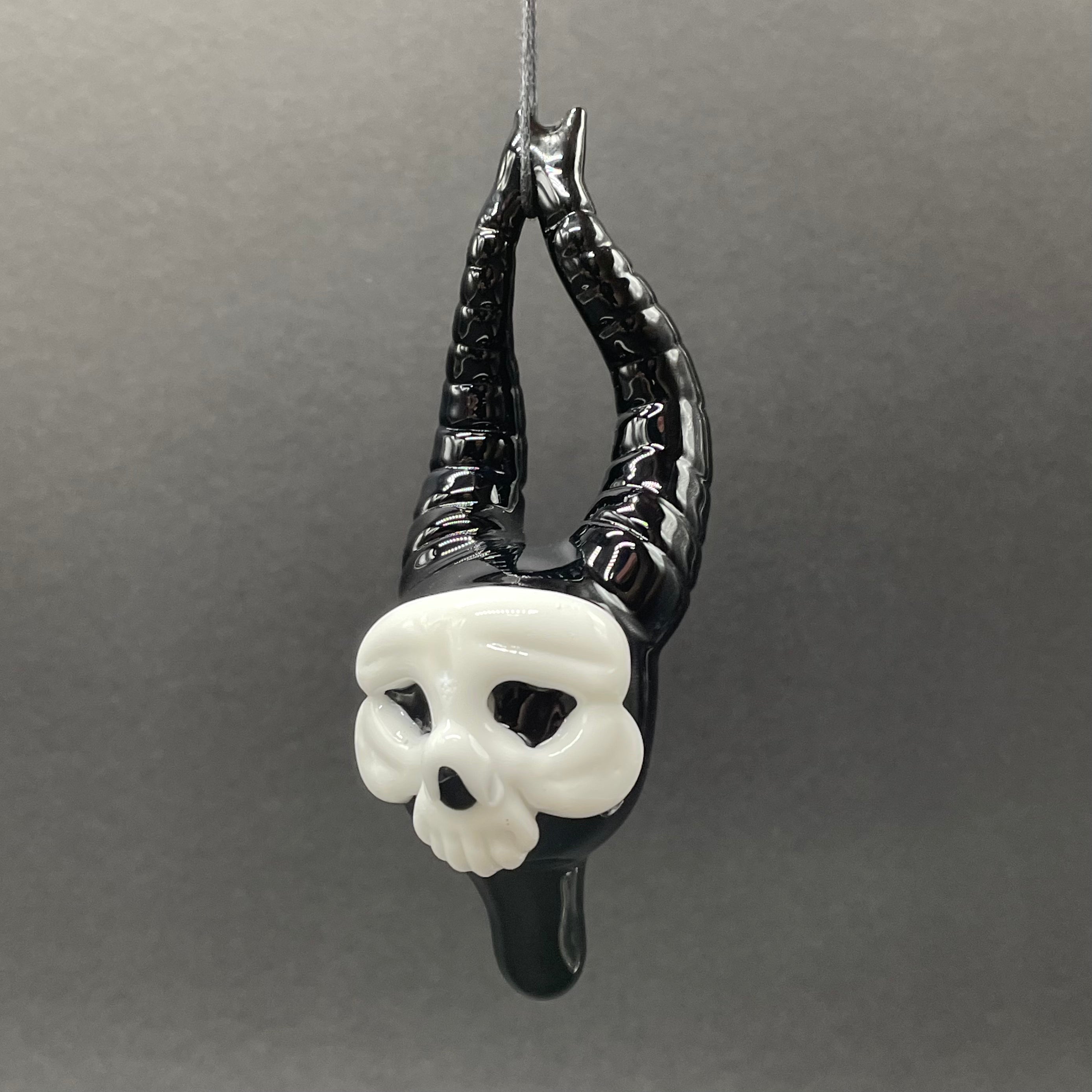 Evil Elf Pendant Necklace - Gothic Fantasy Jewelry for Cosplay, Halloween & Dark Aesthetic Fashion