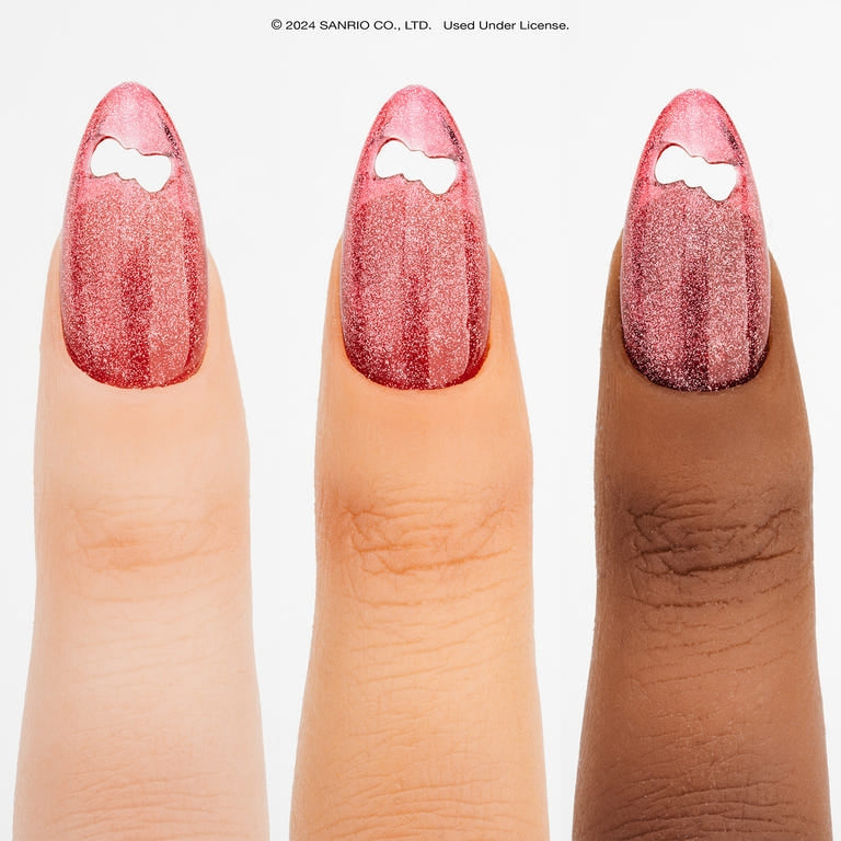 Apres x Hello Kitty Cat Eye Gel Nail Polish - HK102 Bow Butterfly Design for Manicures & Pedicures | Perfect for Nail Salons, DIY Nail Art, and Gift Giving