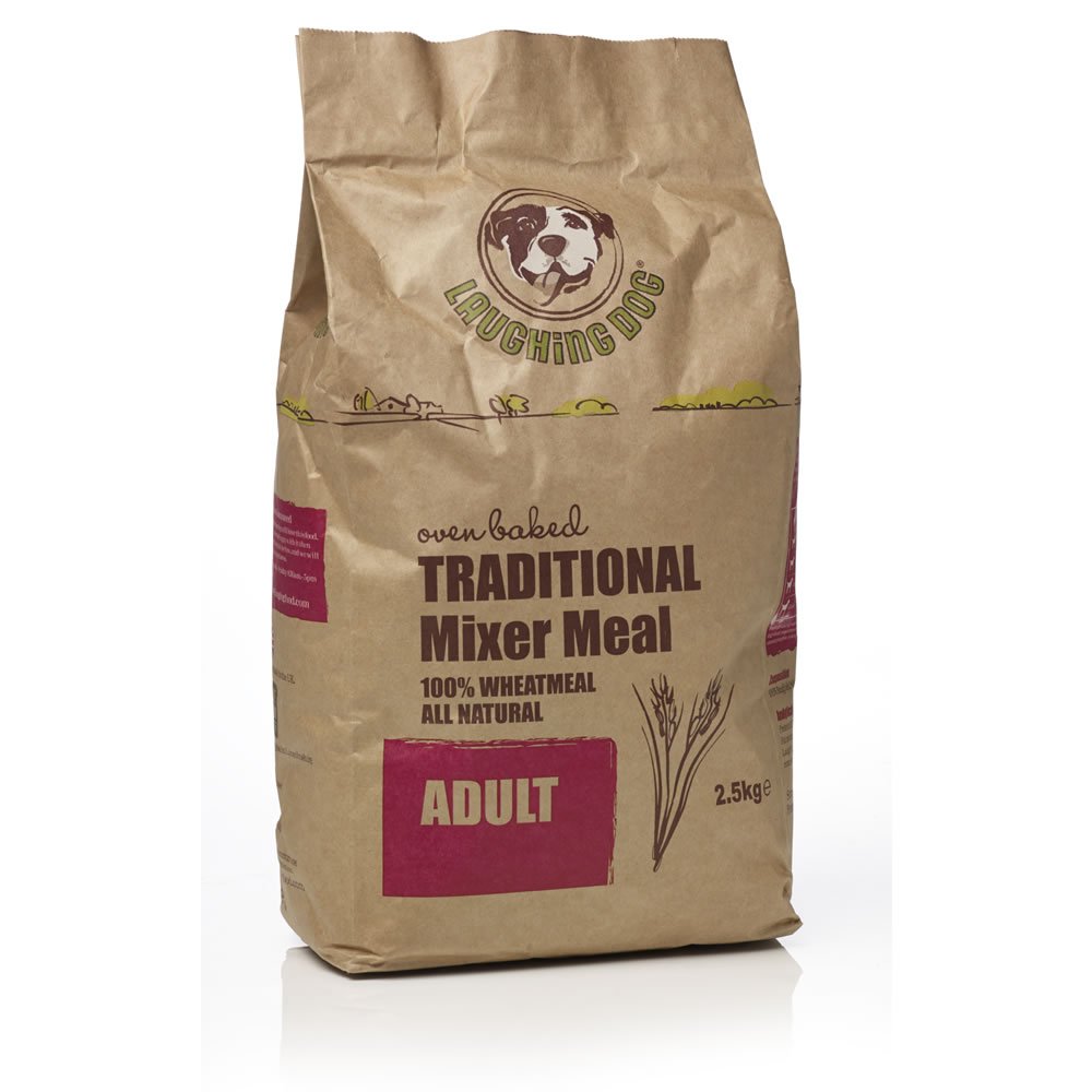 Premium Laughing Dog Traditional Dry Dog Food Mixer - 15kg High Protein Kibble for Adult Dogs - Perfect for Meal Toppers, Training Treats & Digestive Health