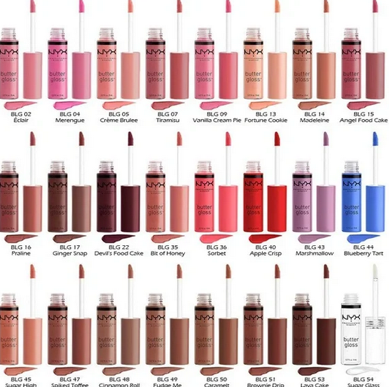 NYX Butter Gloss - Hydrating Lip Gloss with Sheer Shine, Non-Sticky Formula | Perfect for Everyday Wear, Date Night & Makeup Looks