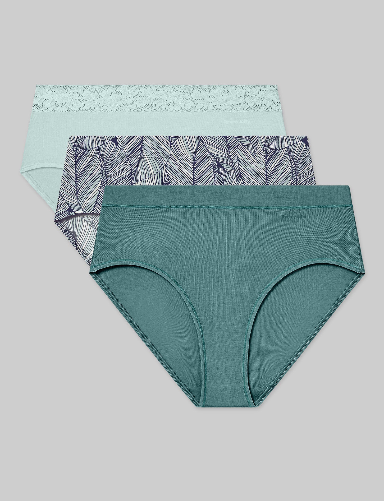 Women's High Rise Brief Underwear - 3 Pack Soft Second Skin Comfort for Everyday Wear & Lounge