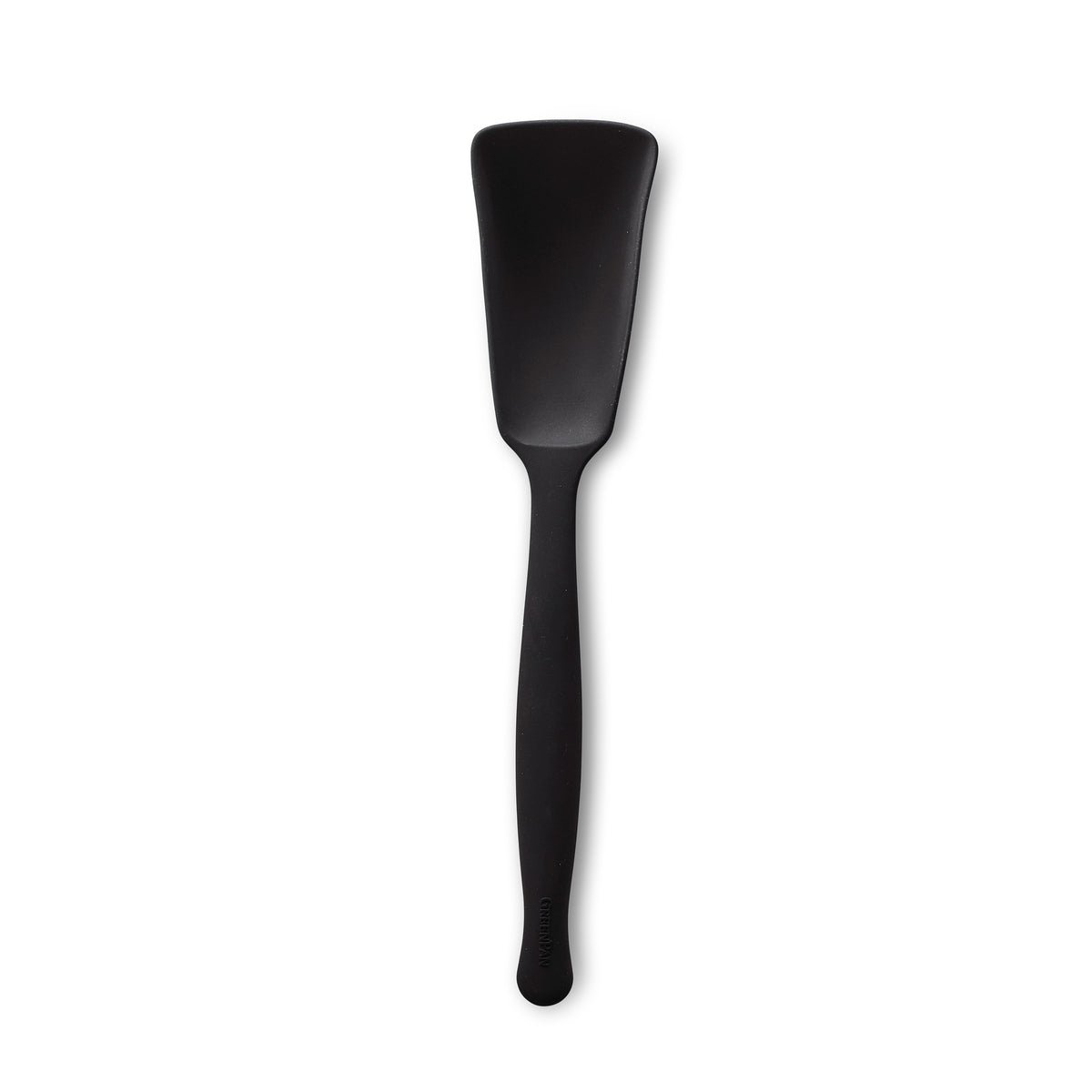 Premium Silicone Deep Rectangle Spoon - Black | Durable & Non-Slip Kitchen Utensil for Cooking, Baking & Serving | Ideal for Soups, Sauces & Desserts