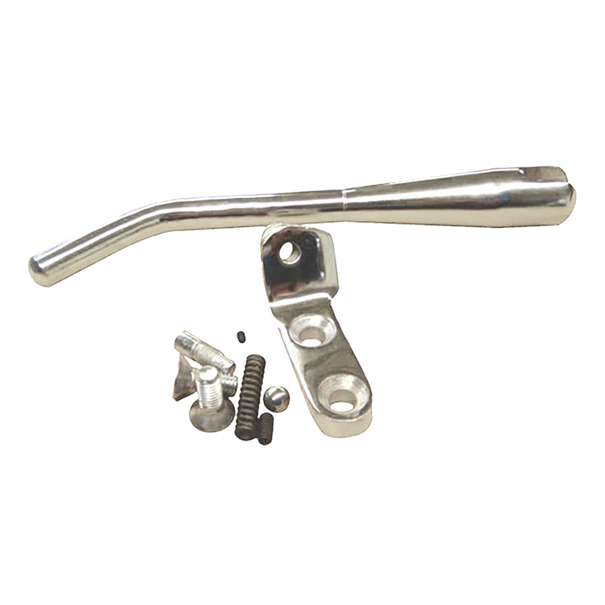Chrome Bolt-On Hidden Spring Kickstand for Bicycles & Motorcycles - Durable & Adjustable Bike Stand for Easy Parking & Storage