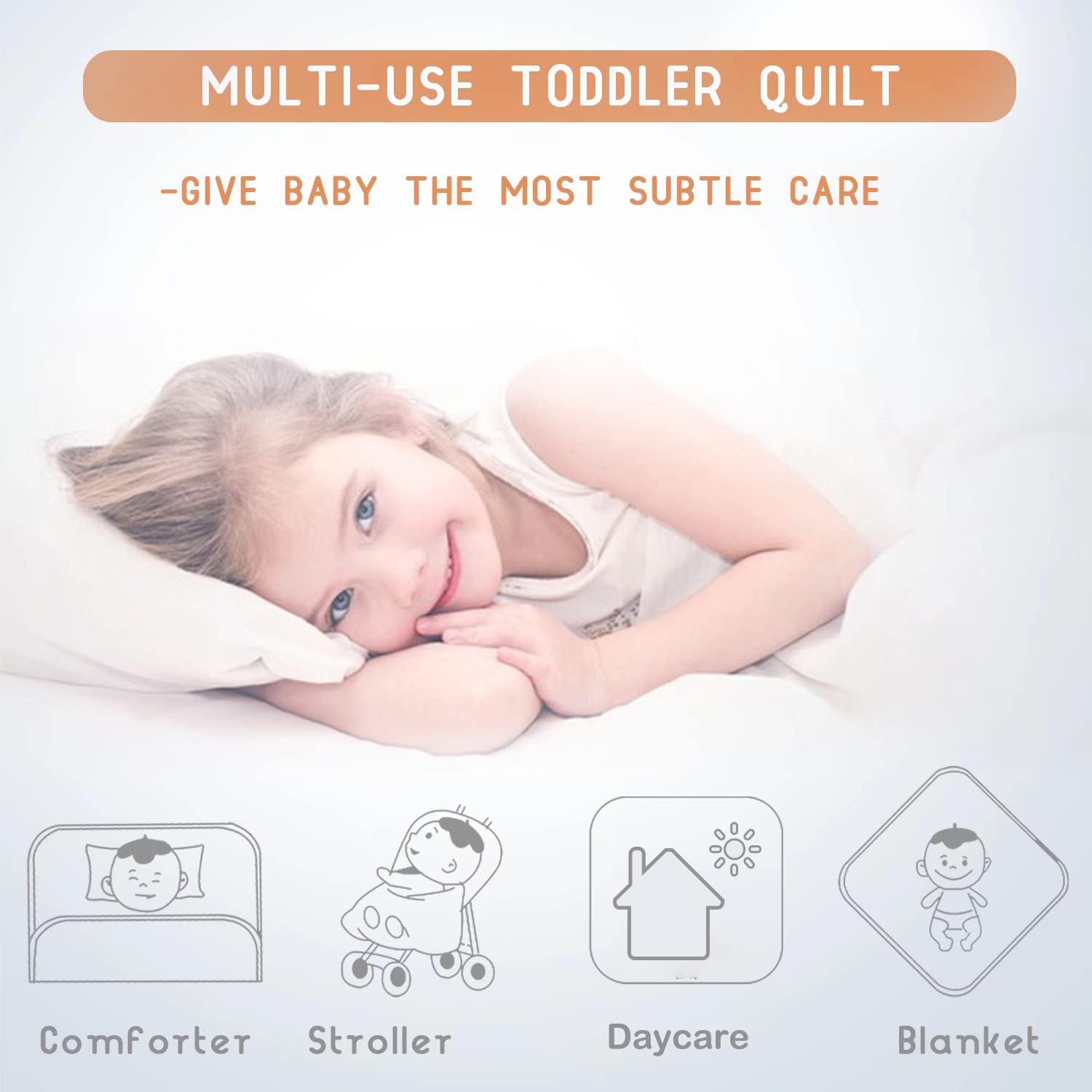 ZPECC Soft Baby Quilt Blanket for Toddlers - 39