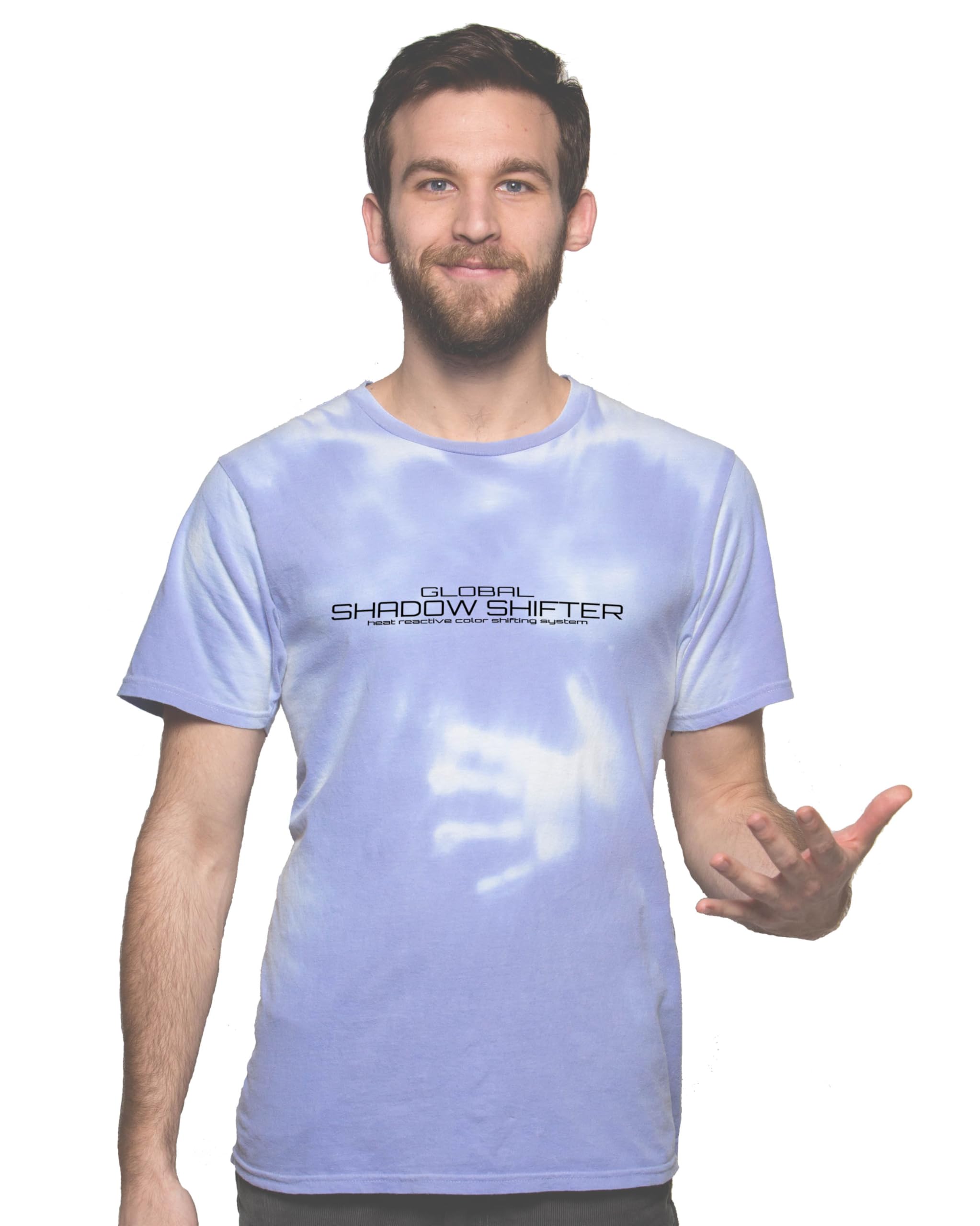 Heat Reactive Color Changing T-Shirt for Men & Women - Short Sleeve Retro 90s Hypercolor Style - Perfect for Parties, Concerts and Fun Outfits