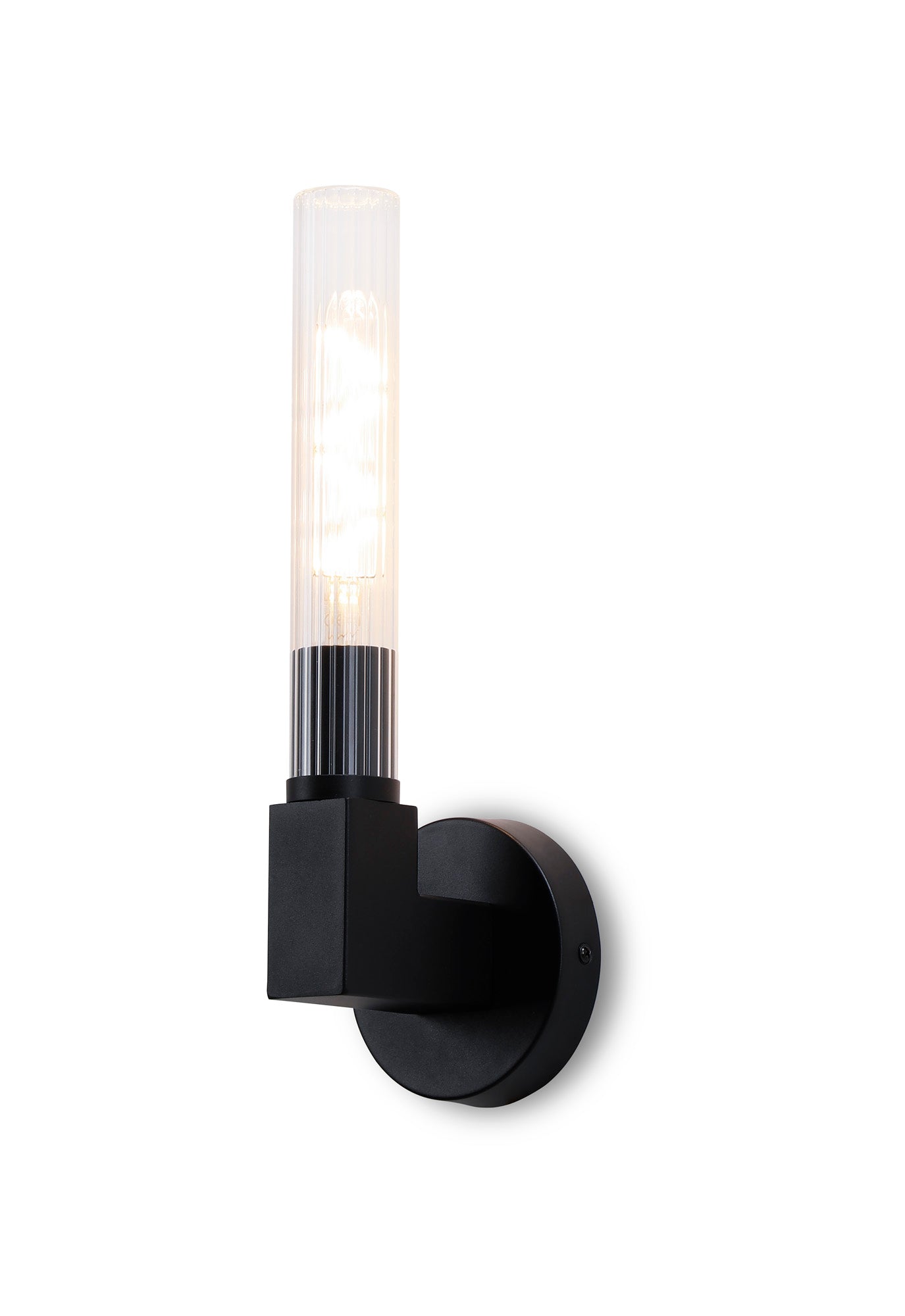 ASTI 1-Light Wall Sconce with E27 Socket, IP44 Rated, Antique Brass/Satin Nickel/Satin Black/Gold Finish - Perfect for Bedroom, Hallway & Outdoor Lighting