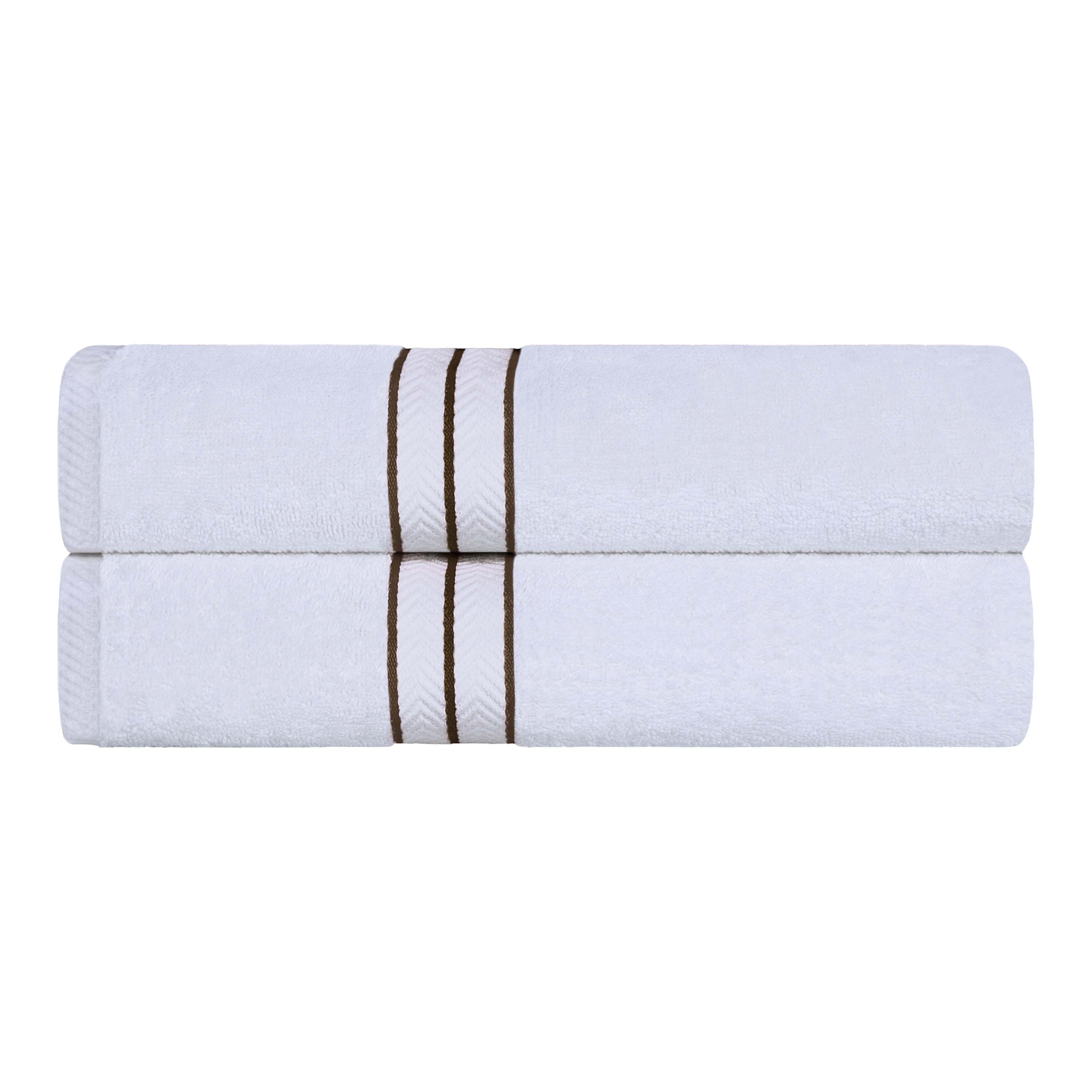 Premium Turkish Cotton Ultra Plush Bath Towels - 2 Piece Set, Highly Absorbent & Quick Dry for Spa, Gym, Beach & Luxury Bathroom Use