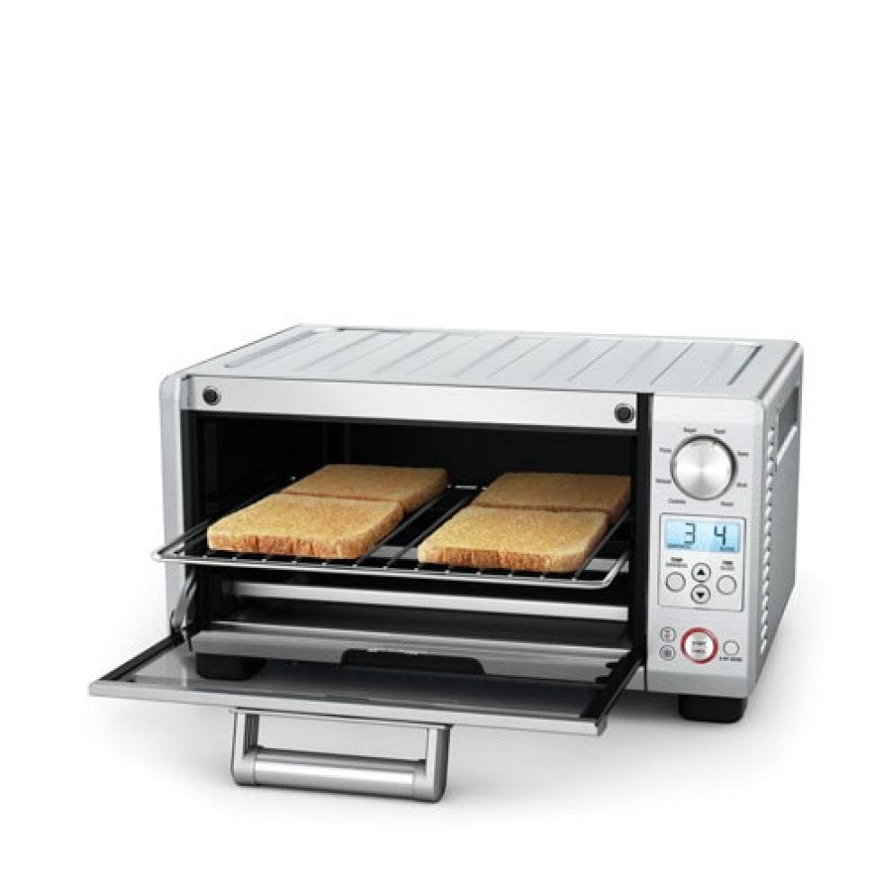 Breville Mini Smart Oven - Compact Countertop Convection Toaster Oven with 6 Cooking Functions for Baking, Broiling & Toasting - Perfect for Small Kitchens, Dorms & Apartments