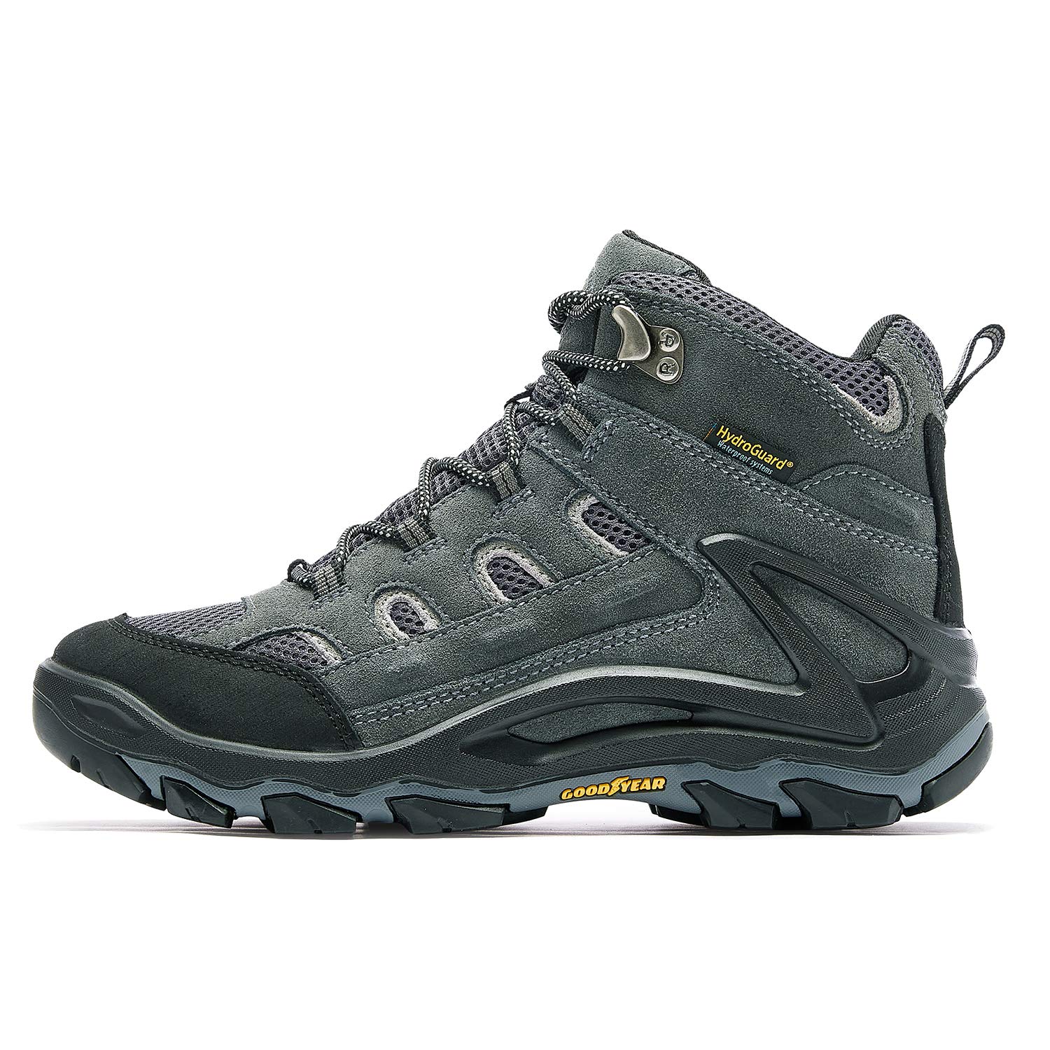 ROCKROOSTER Men's Waterproof Hiking Boots - Lightweight Outdoor Trekking Shoes for Men - Perfect for Mountain Climbing, Camping & Trail Walking