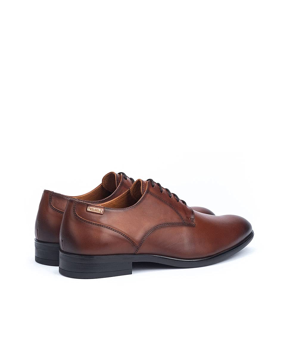 PIKOLINOS Men's Leather Lace-Up Bristol Shoes - Stylish & Comfortable Footwear for Casual Wear & Office Outfits