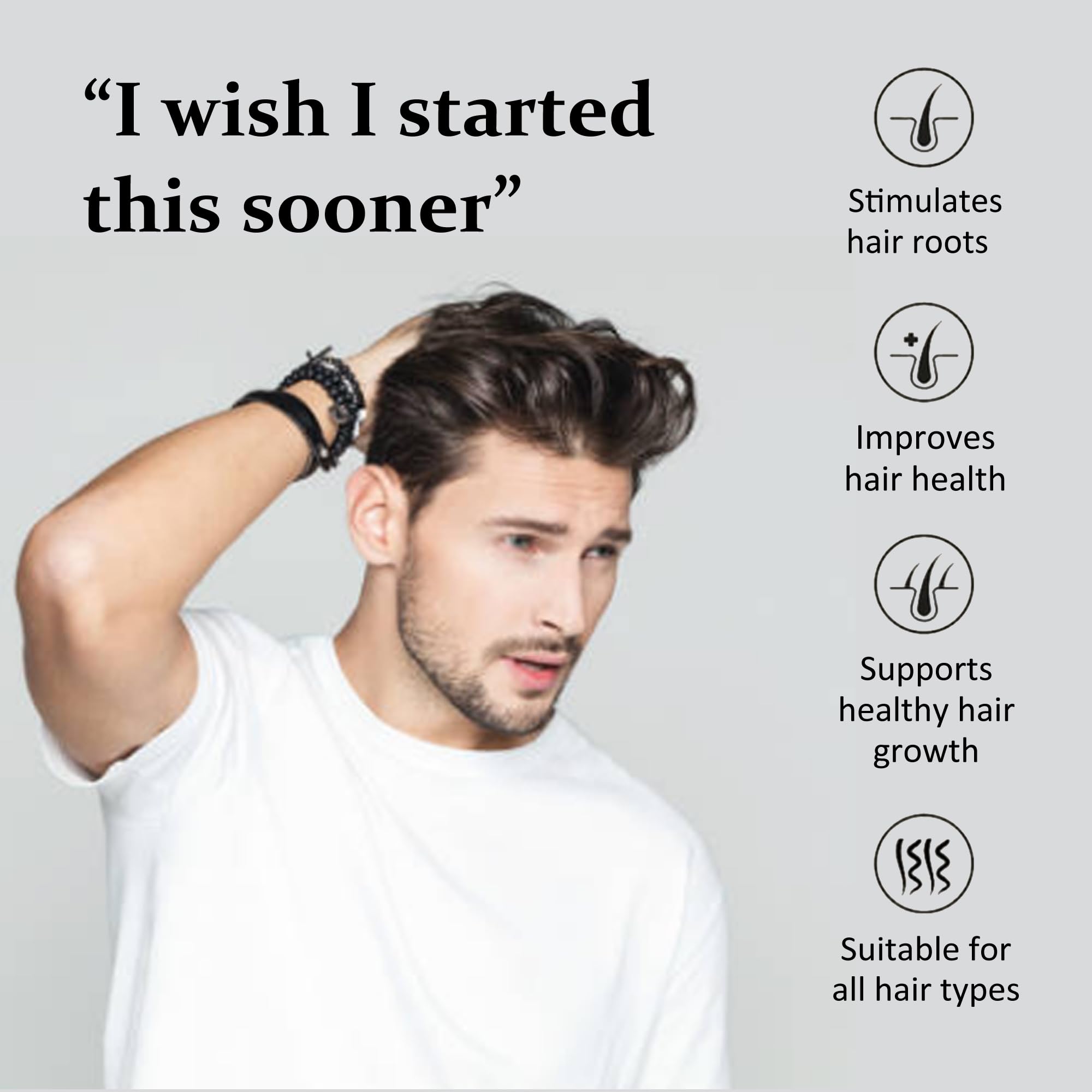 Beauty Secrets Saw Palmetto Hair Growth Serum for Women & Men - 30ml Natural Hair Loss Treatment with Redensyl, Biotin & Rosemary Oil | Stimulates Faster Growth, Reduces Hair Fall | Perfect for Thinning Hair & Scalp Care