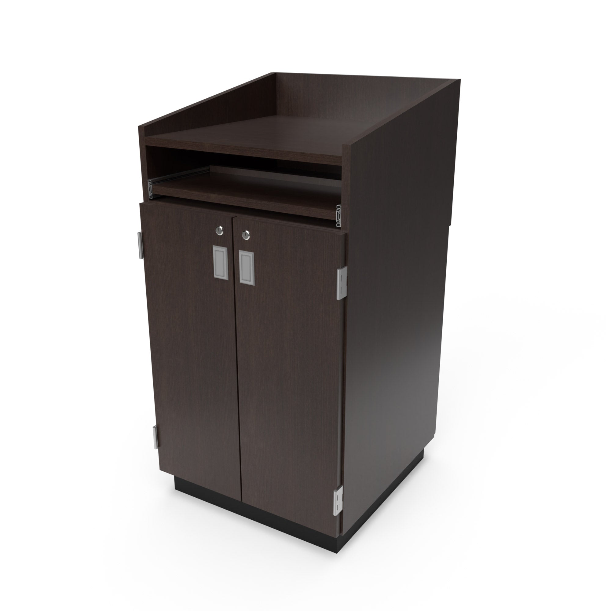 Adjustable Height Lectern Podium for Teachers - Portable & Sturdy Standing Desk for Classroom, Church, and Public Speaking Events