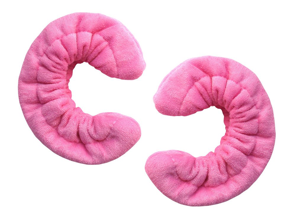 A&R Terry Cloth Ice Skate Blade Covers - Light Pink Hockey & Figure Skating Soakers for Protection & Rust Prevention - Perfect for Rink, Practice & Equipment Storage