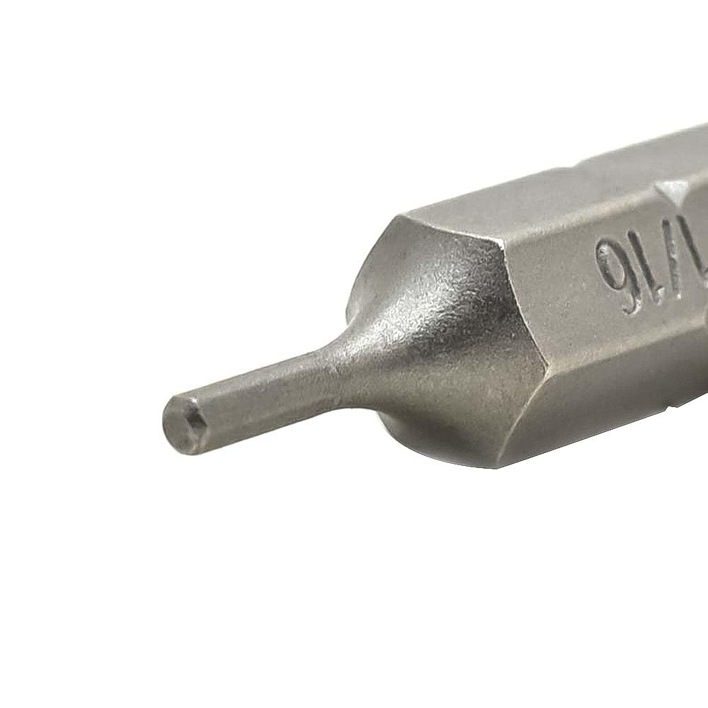 BH106-50PK Single End Hexagonal Screwdriver Bits - 1 Inch Long - 1/16 Hex - 50 Pack for Precision Electronics & Small Appliance Repairs