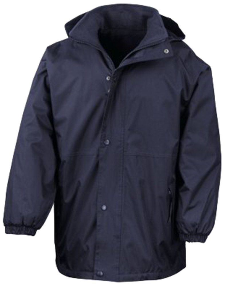 Men's Storm Stuff Reversible Waterproof Jacket Navy/Navy 3XL - Windproof Raincoat for Outdoor Hiking, Camping & Winter Sports