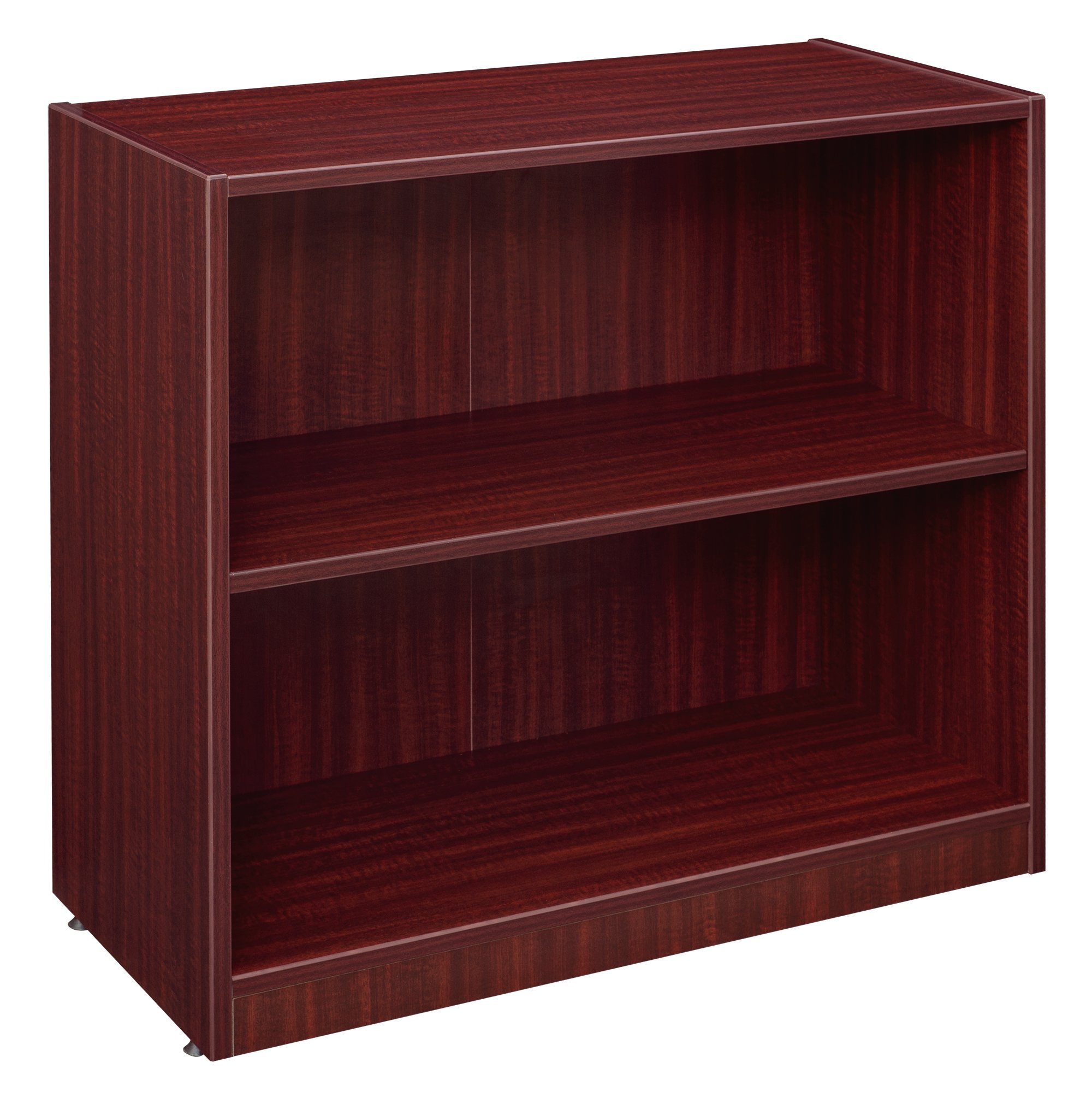 Regency High Bookcase Legacy 30 Inch Mahogany Wood Bookshelf - Perfect for Home Office, Living Room & Library Storage