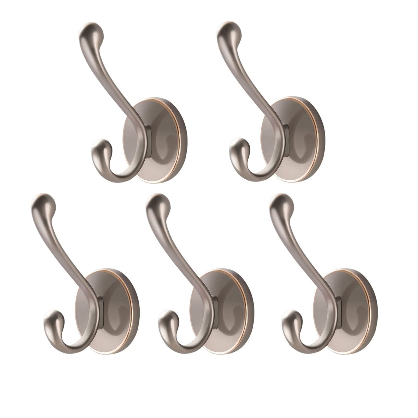 Wall-Mounted Coat Rack with Hooks - Space Saving Entryway Organizer for Jackets, Hats & Bags | Durable Perforated Design for Living Room, Bedroom & Hallway | Perfect for Small Spaces & Apartment Decor