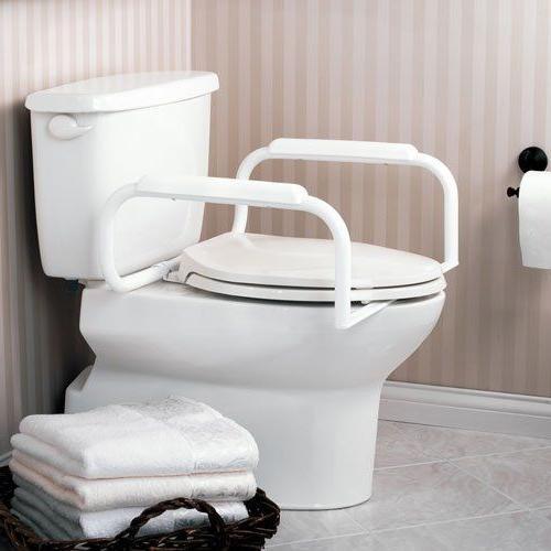 Toilet Safety Rail for Elderly & Disabled - Adjustable Bathroom Grab Bar with Non-Slip Handle - Ideal for Seniors Fall Prevention & Post-Surgery Recovery - Perfect for Home, Hospital & Assisted Living Facilities