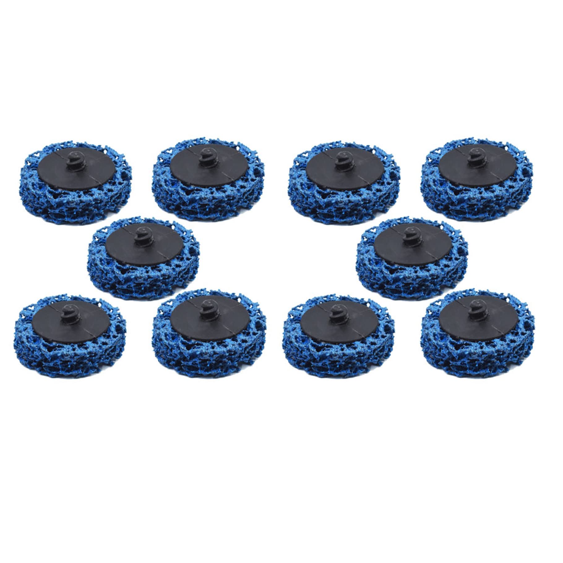 10 Packs 2 Inch Quick Change Easy Strip Discs - Abrasive Wheels for Die Grinder & Drill - Paint Stripping & Weld Cleaning - Perfect for Metal Surface Prep & Rust Removal