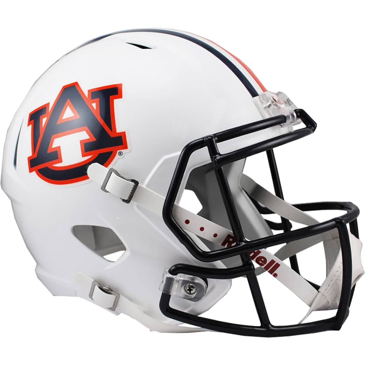 Official NCAA Auburn Tigers Full Size Speed Replica Football Helmet - Orange, Medium - Perfect for Game Day, Collectibles, and Sports Decor