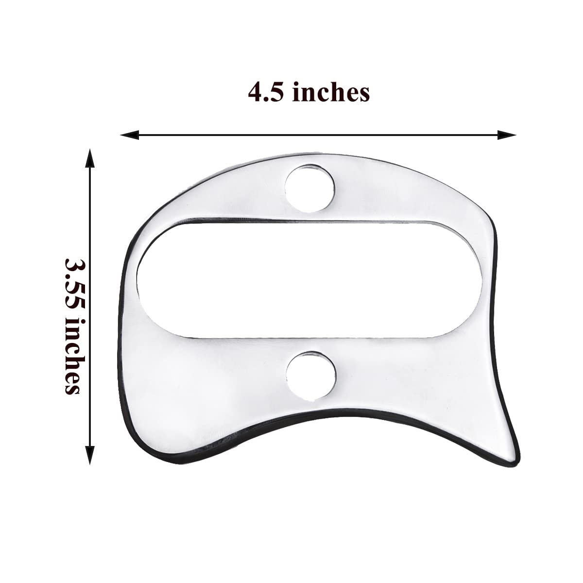 FeelFree Sport Gua Sha Massage Tool - Medical Grade Stainless Steel Scraping Therapy for Muscle Pain Relief, Back, Neck, Shoulder & Leg Tension - Perfect for Physical Therapy, Sports Recovery & Home Relaxation