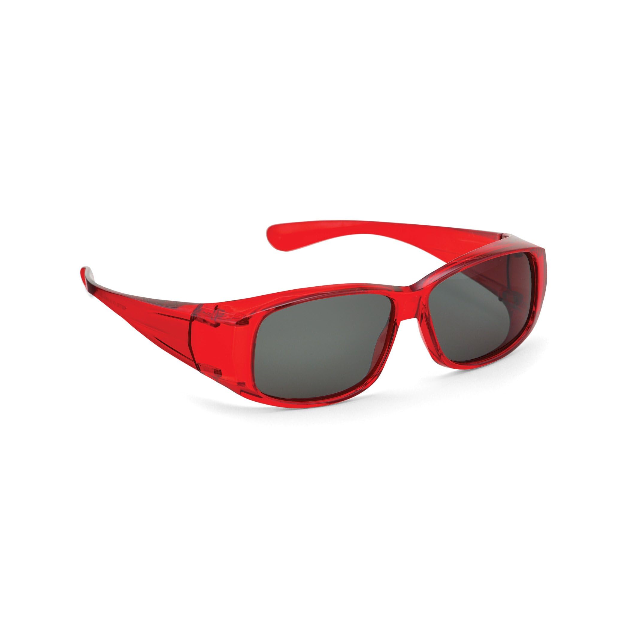 Polarized Fit Over Sunglasses for Men & Women - Black UV Protection for Driving, Fishing & Outdoor Activities