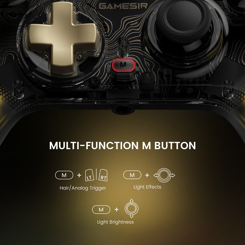 GameSir K1 Kaleid & Kaleid Flux Wired Gaming Controller for Xbox Series X/S, Xbox One - RGB Lighting, Ergonomic Design - Perfect for FPS, Racing & Action Games