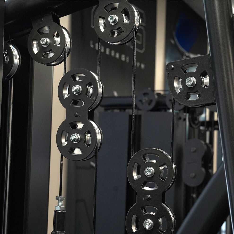 Ironax XHG Home Gym System with 200lb Weight Stack - Full Body Workout Equipment for Strength Training & Fitness at Home | Perfect for Small Spaces & Home Gym Setup