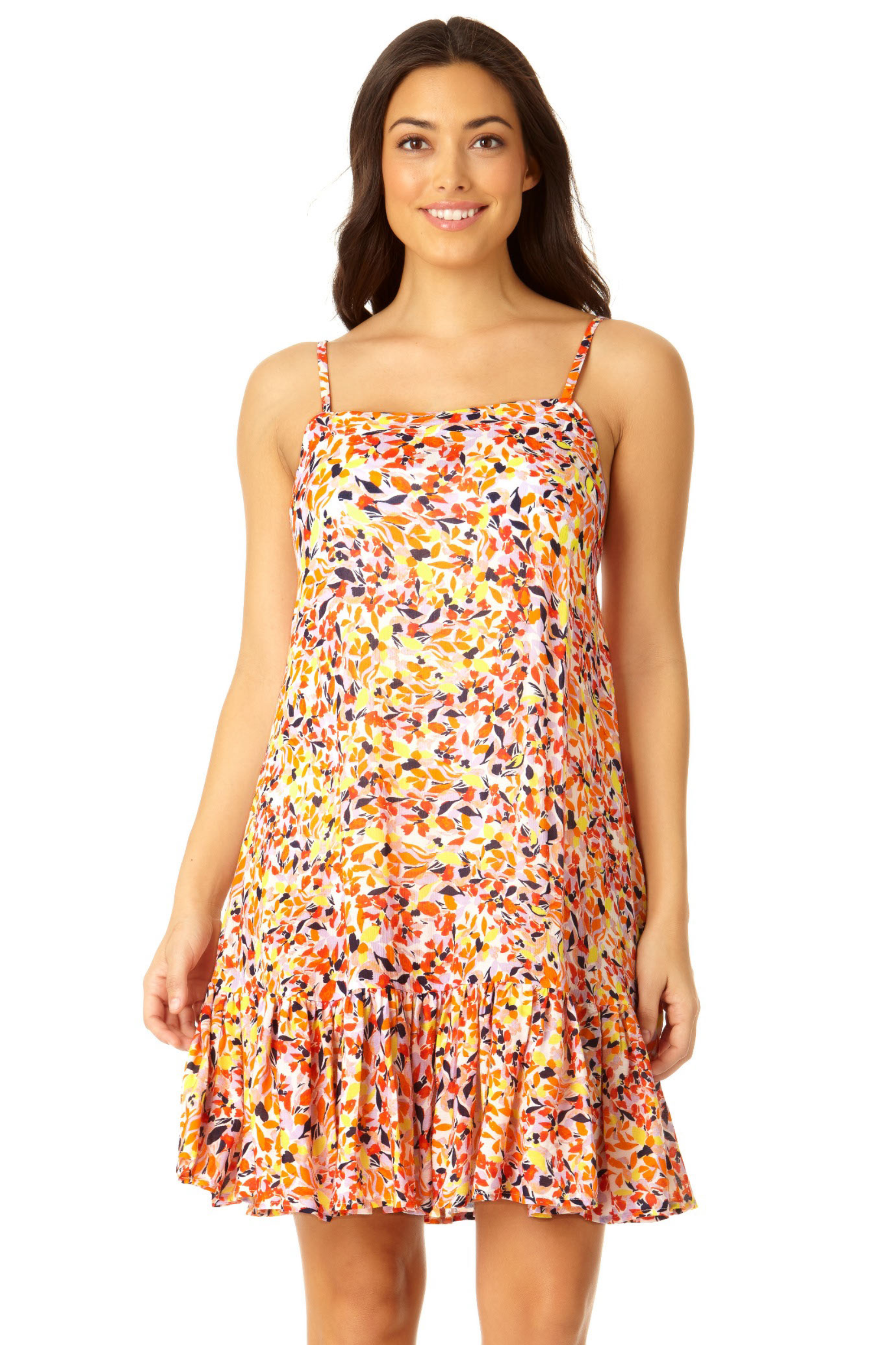 Anne Cole Women's A-Line Swimsuit Cover Up Dress - Stylish Beachwear for Pool, Vacation & Summer Outings