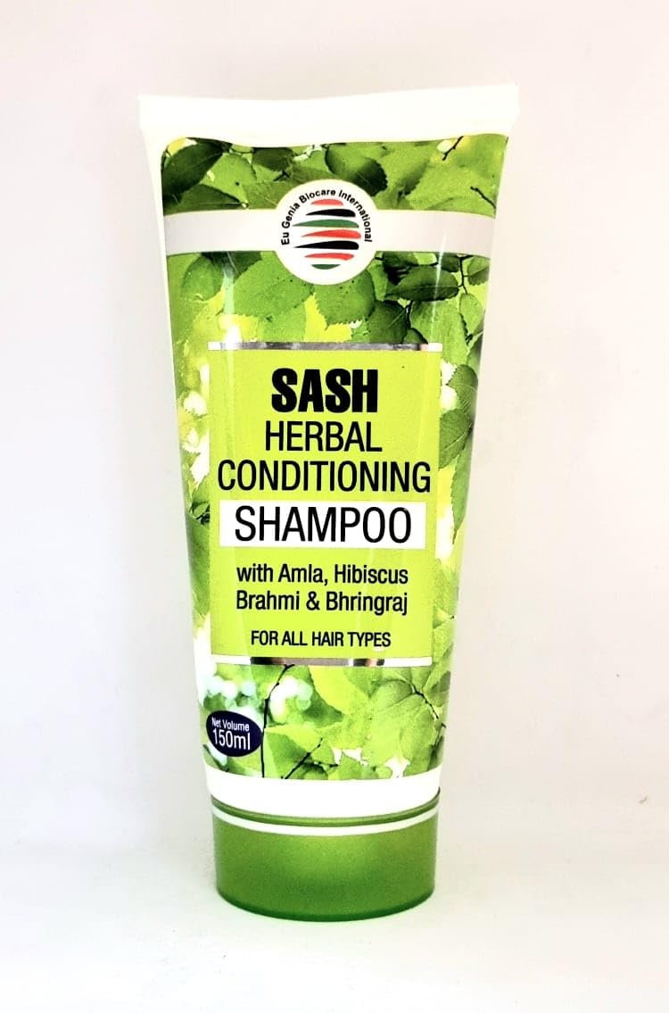 Generic SASH Herbal Conditioning Shampoo - 1ml | Natural Hair Care for Dry & Damaged Hair | Perfect for Daily Use & Travel