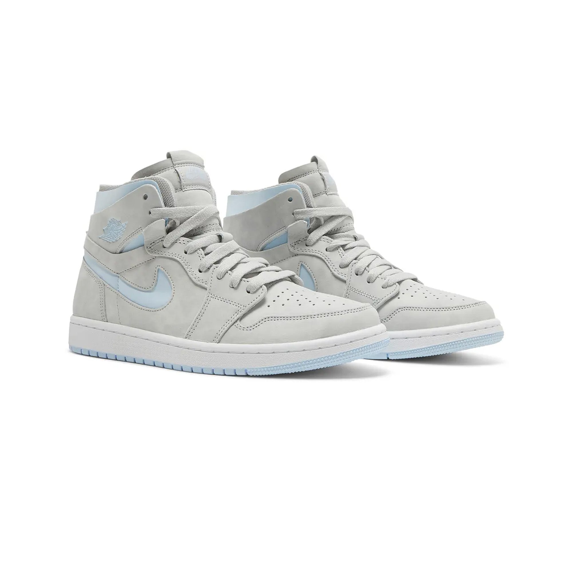 Air Jordan 1 High Zoom CMFT 'Grey Fog' Women's Basketball Shoes (2021) - Comfortable Sneakers for Running, Gym & Streetwear Fashion