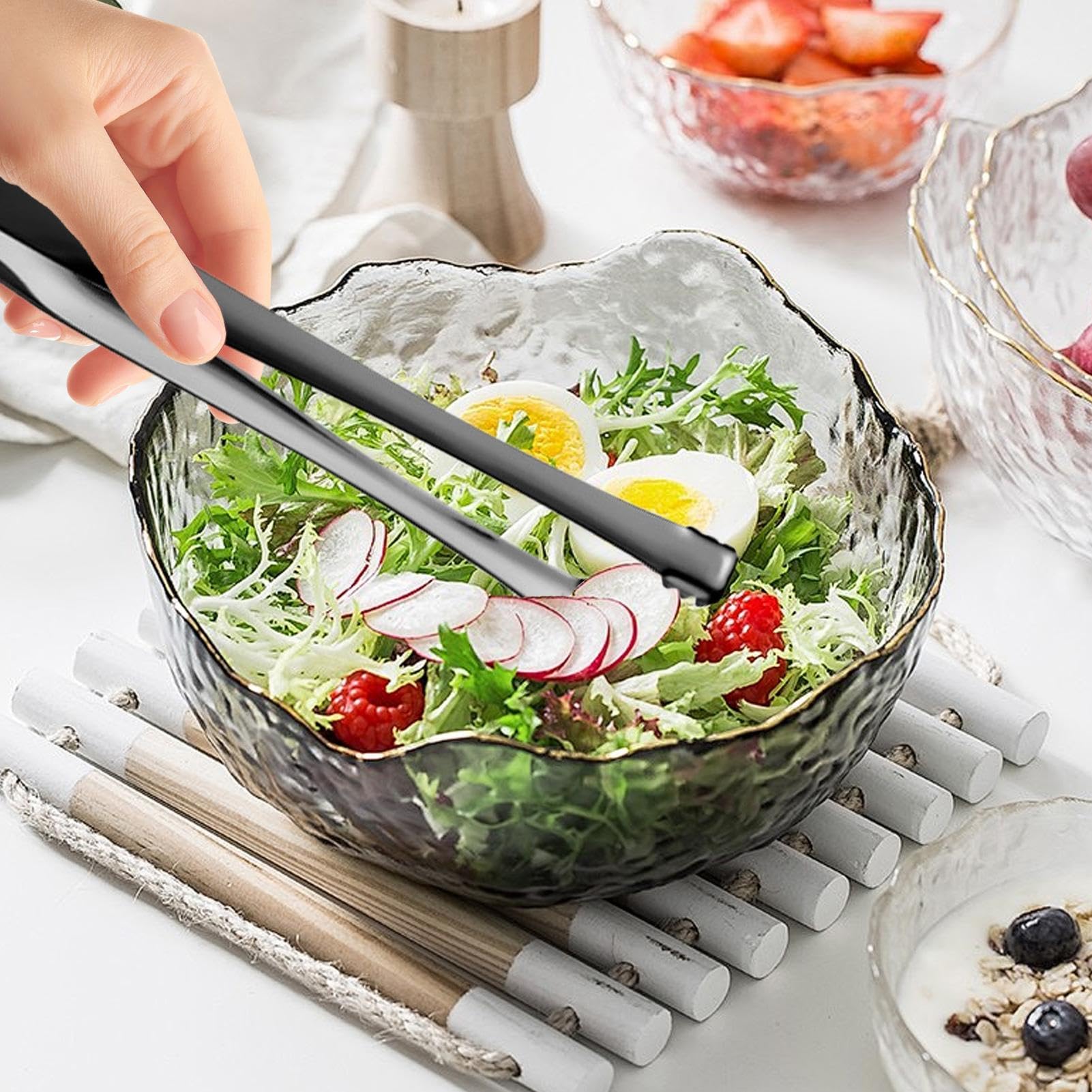 Stainless Steel Egg Chalaza Remover Tool - Efficient Egg Cleaner for Chefs & Bakers | Remove Eggshell Fragments & Chalazae Easily | Perfect for Professional Kitchens, Home Baking & Cooking