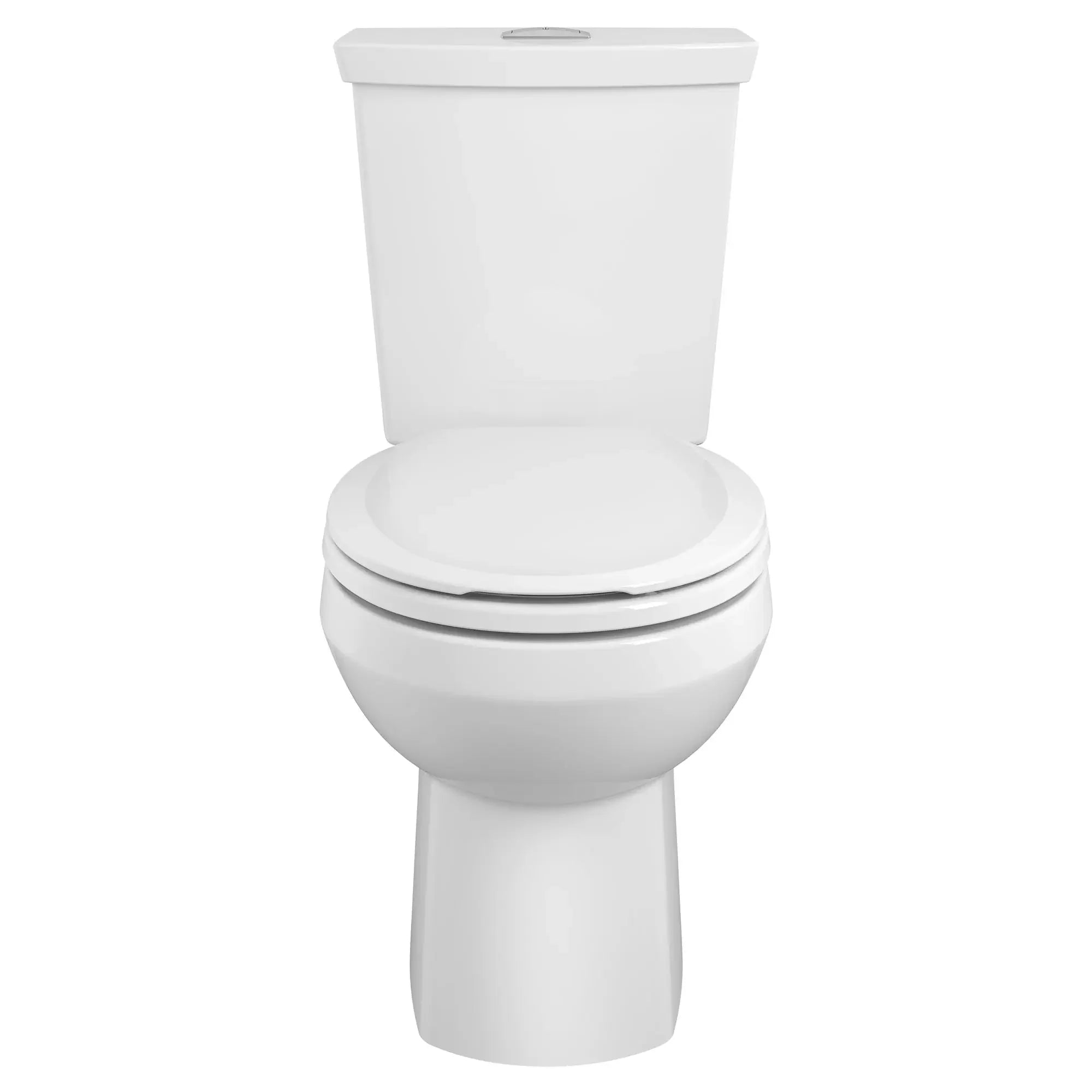 H2Option® Dual Flush Toilet - 1.28 GPF/4.8 LPF & 0.92 GPF/3.5 LPF Water Saving Round Front Standard Height Toilet with Linerless Seat - Perfect for Bathroom Renovation & Eco-Friendly Homes
