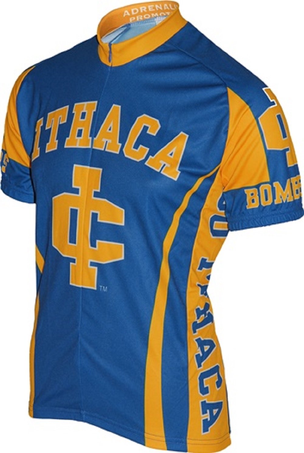 NCAA Men's Ithaca Cycling Jersey - Breathable Performance Bike Shirt for Road & Mountain Biking - Perfect for Cycling Enthusiasts & Sports Fans