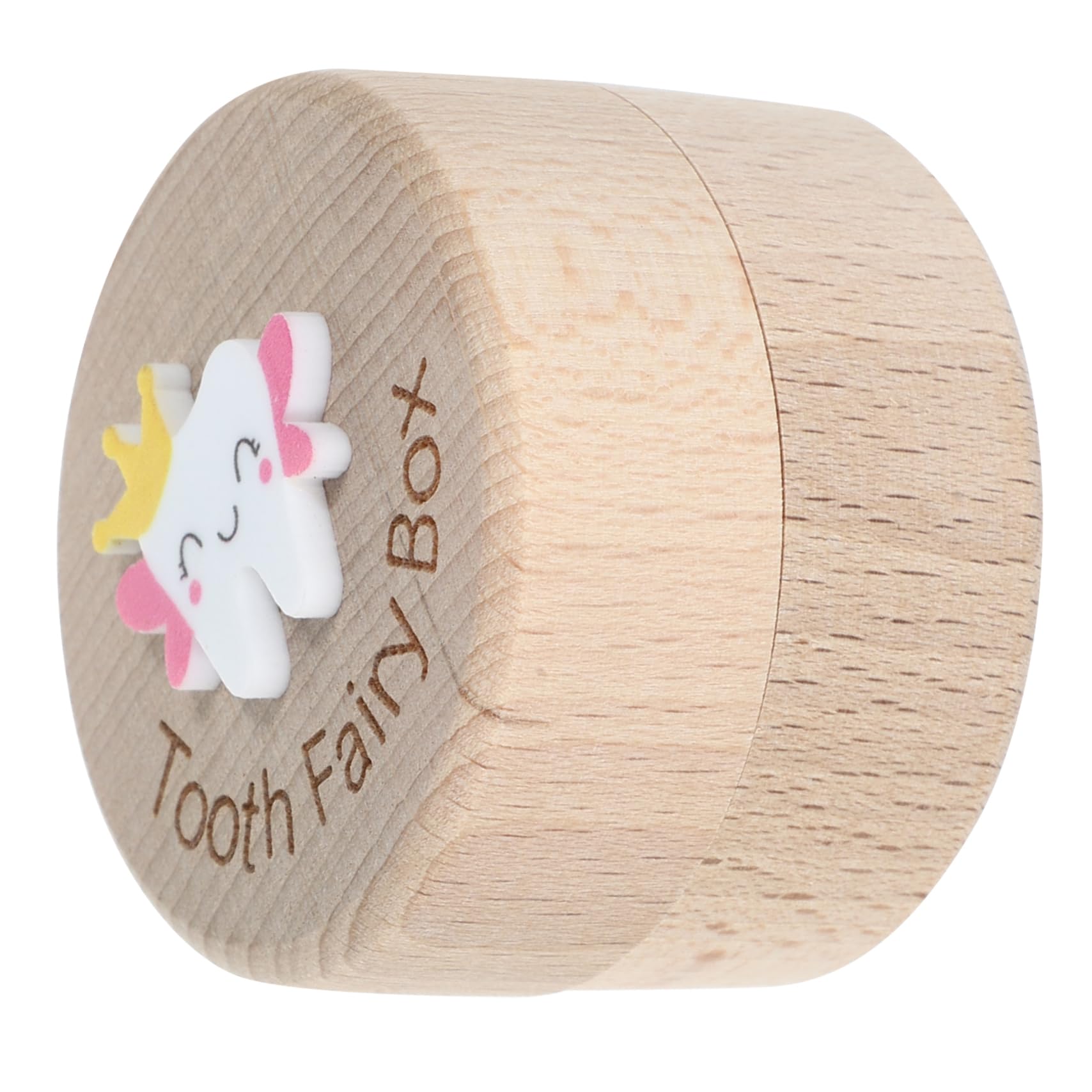 VICASKY 2-Piece Wooden Tooth Fairy Box Set - Small Keepsake Box for Baby Teeth Storage, First Lost Tooth Holder - Perfect for Kids' Bedtime Rituals & Memory Preservation