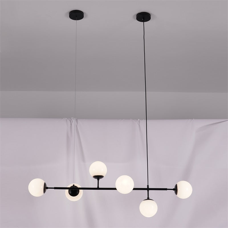 Elegant Orb Chandeliers - Modern Crystal Ceiling Light Fixtures for Dining Room, Bedroom & Living Room Decor
