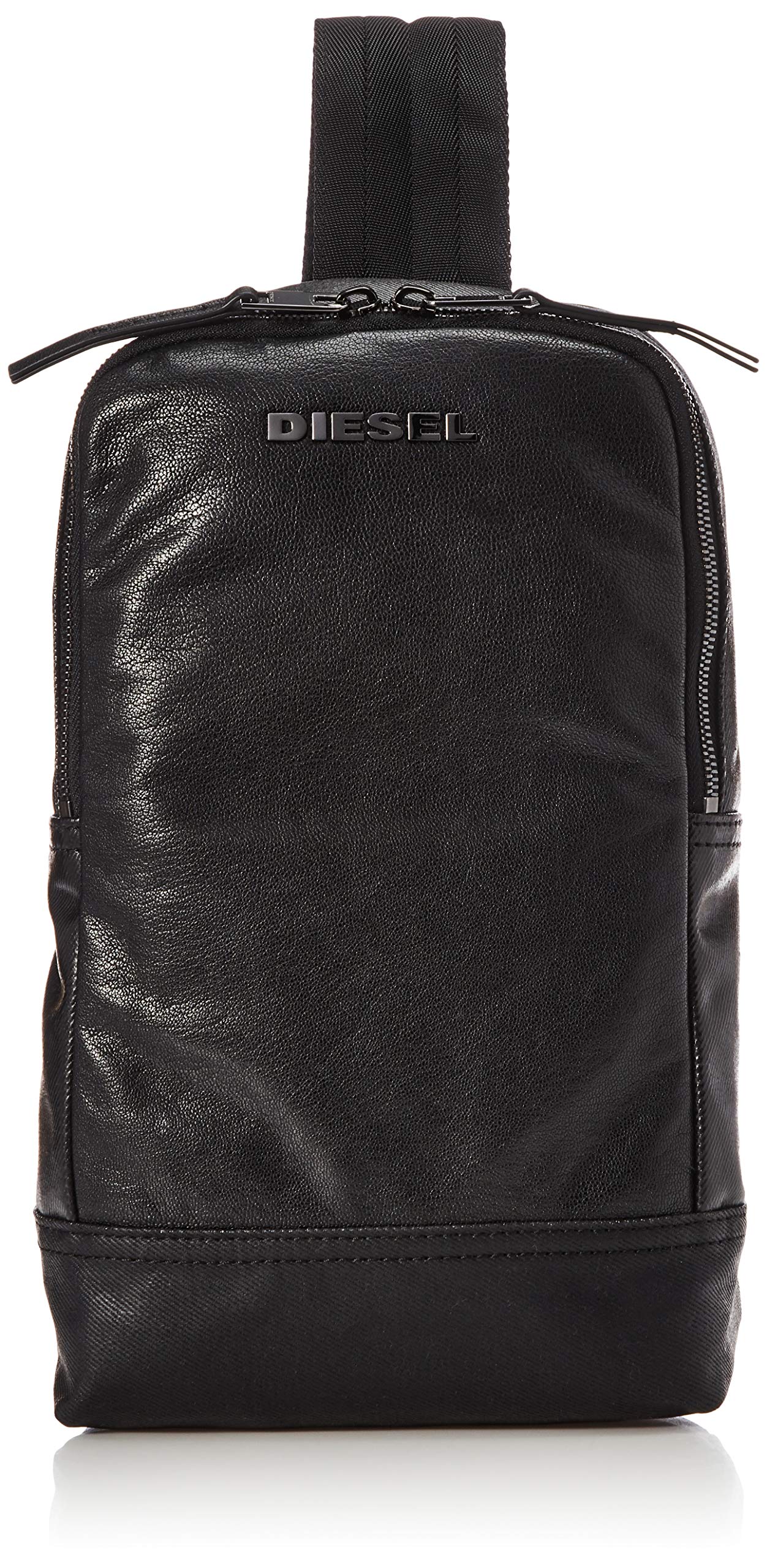 Diesel Men's ANTYO ONTYANO Backpack - Stylish Black Laptop Backpack for Work, Travel & College | Durable & Water-Resistant