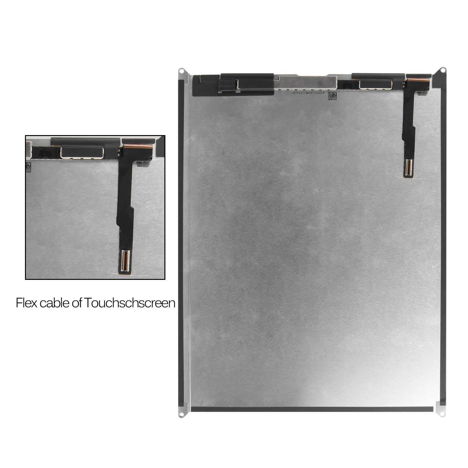 iPad 5 2017 9.7-inch & iPad Air 1st Gen LCD Screen Replacement - Compatible with A1822 A1823 A1474 A1475 A1476 Models | Full Repair Kit with Free Tools + Tempered Glass Protector | Perfect for DIY Screen Fix & Device Restoration